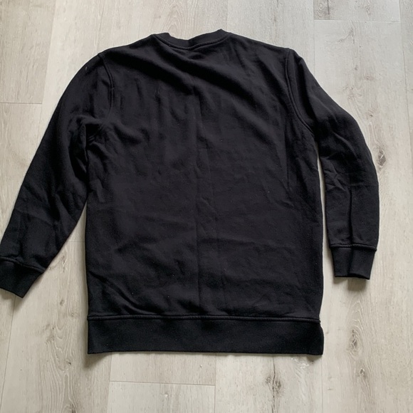 Sean John Raised Lion Applique Sweatshirt XL black side zippers 3D - Picture 13 of 13